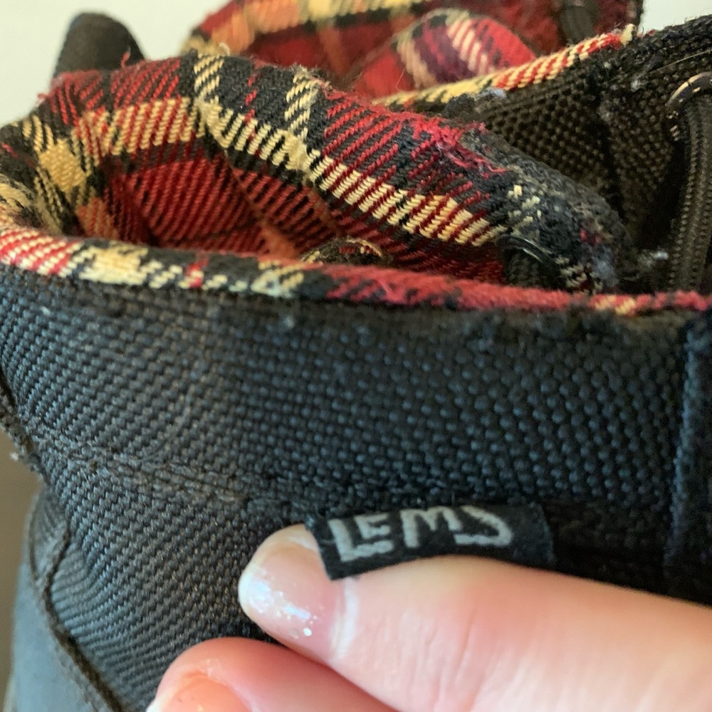 Lems black canvas lace up boulder boots - Picture 6 of 7
